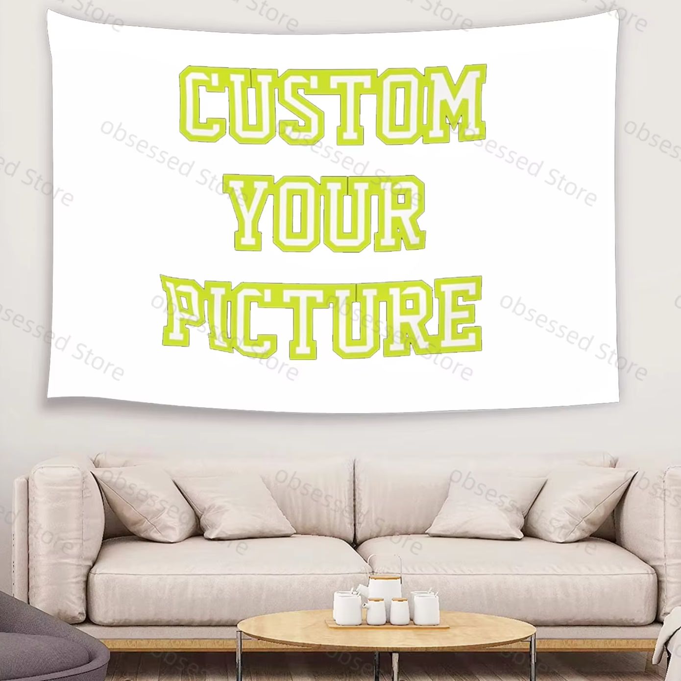 Home Textiles And Decor - Resimleriniz için Özel Goblen Baskısı, Oda