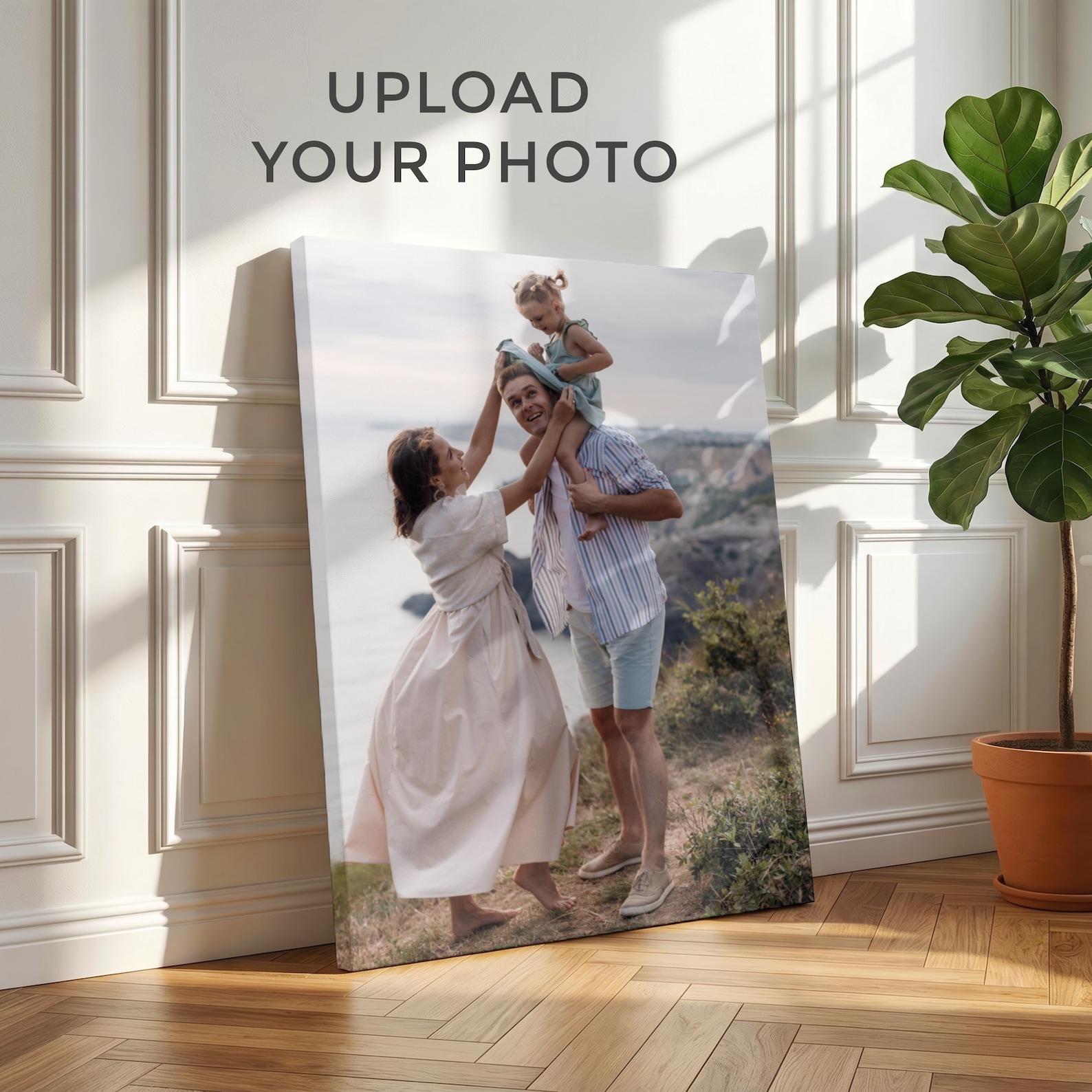 Home Textiles And Decor - Kişiye Özel Fotoğraf Kanvası, Özel Aile