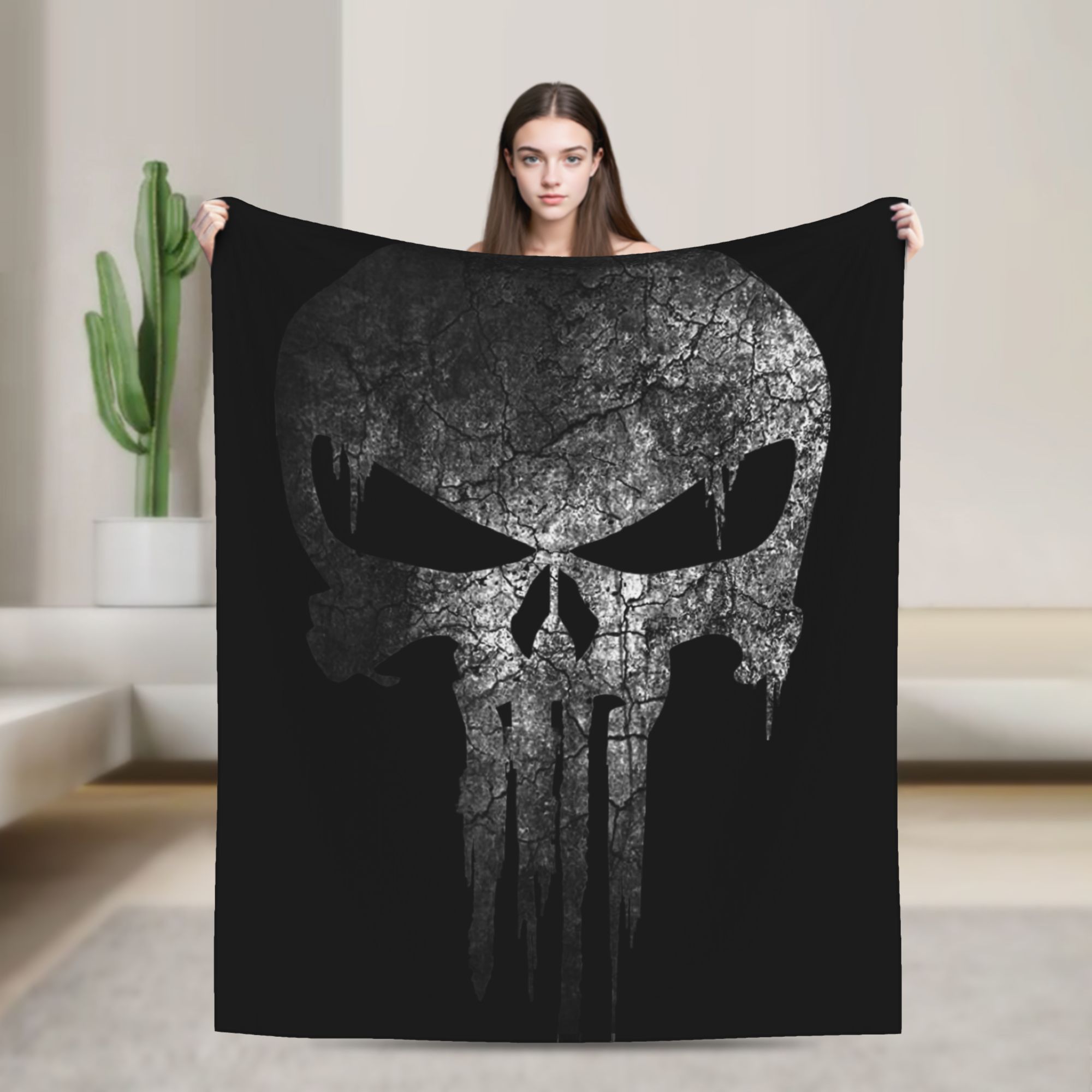 Home Textiles Blanket - Punishers Battaniye Polar Hafif Battaniyeler Yatak