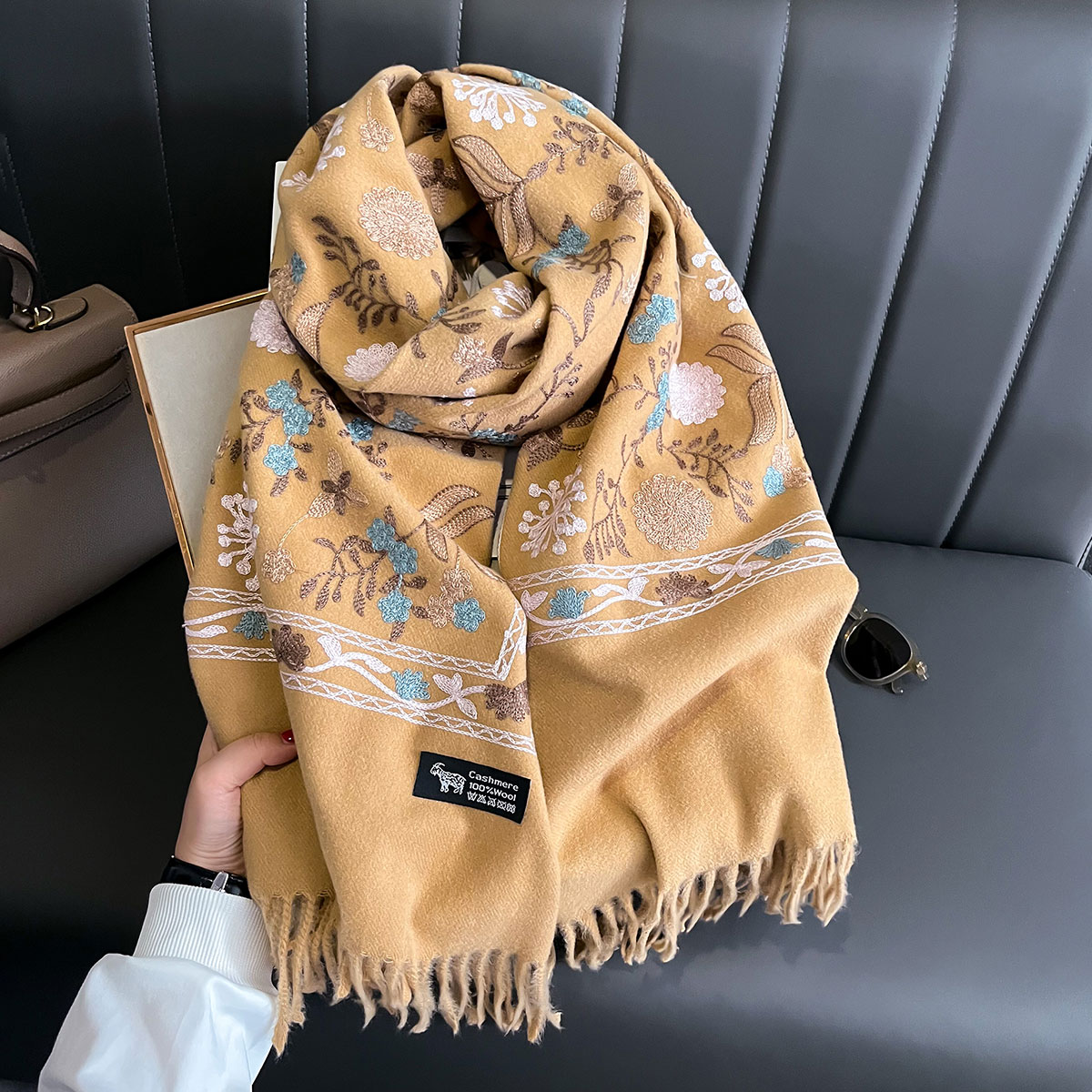 Yeni Kış Sıcak Kaşmir Eşarp Ka - Home Textiles Blanket incelemesi ve fiyatı