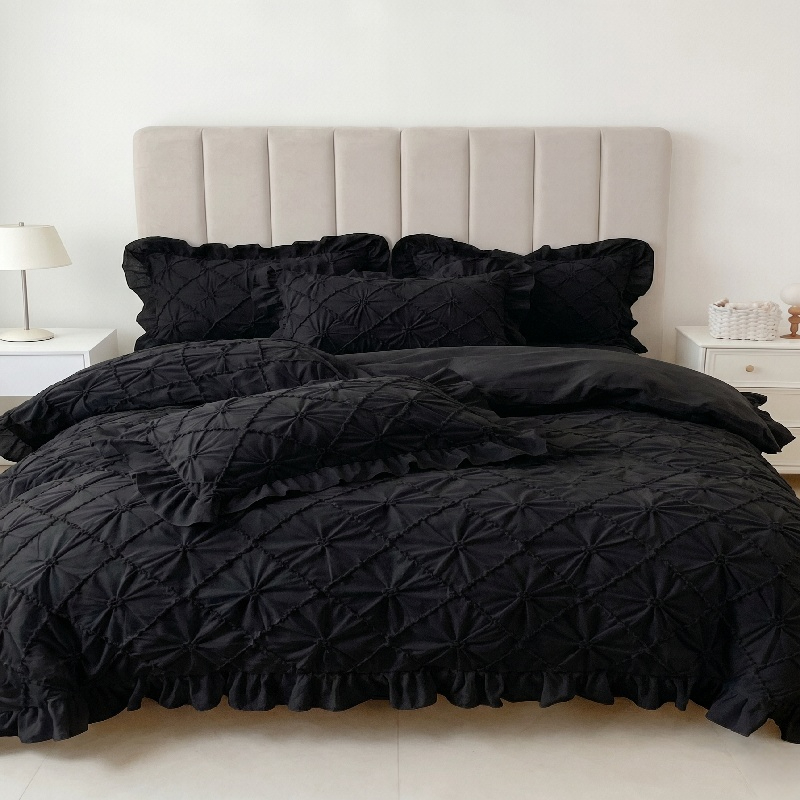 3 Parça Beyaz Fırfırlı Nevresi - Duvet Insert White incelemesi ve fiyatı