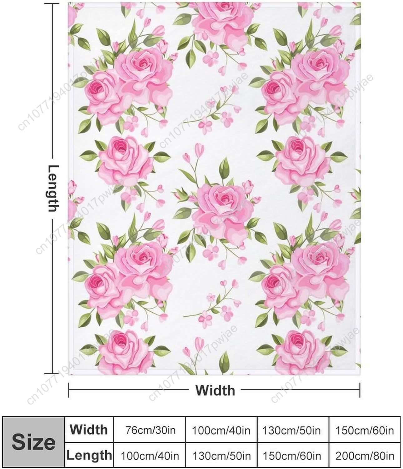 Pembe Çiçekli Battaniye Çiçek  - Home Textiles And Decor incelemesi ve fiyatı