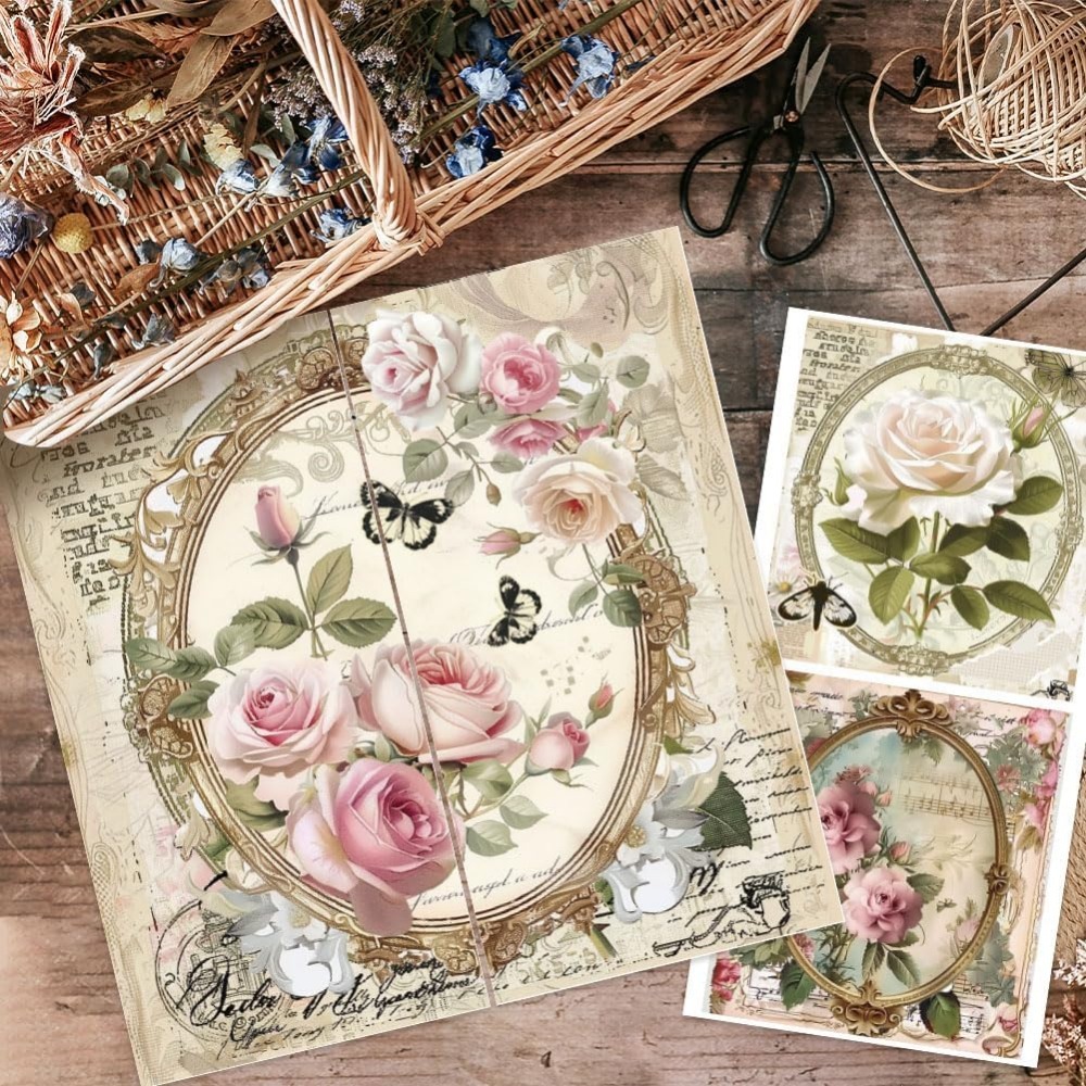 3 adet/takım Gül Ovmak Transfe - Vintage Home Textiles incelemesi ve fiyatı