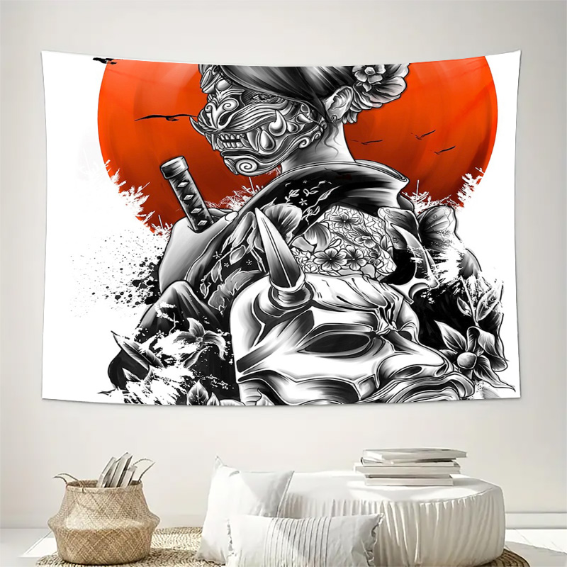 Japon Samuray Goblen Duvar Ası - Japanese Home Textiles incelemesi ve fiyatı