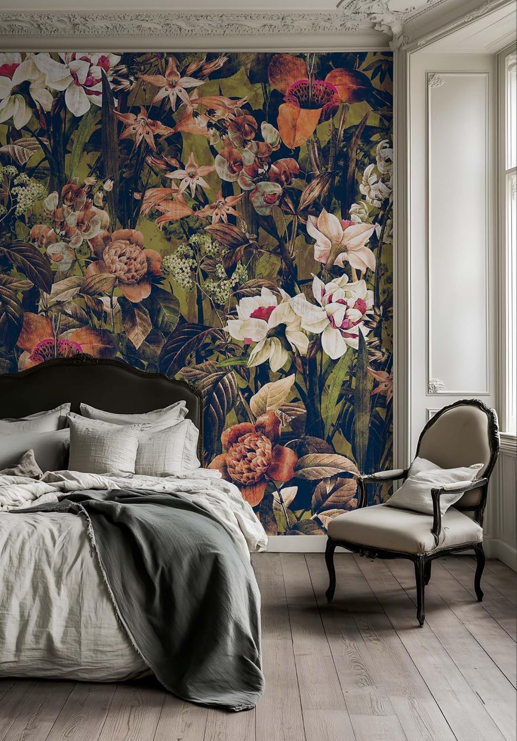 Lüks Çiçekli Goblen Yatak Arka - Home Textiles Luxury Curtains incelemesi ve fiyatı