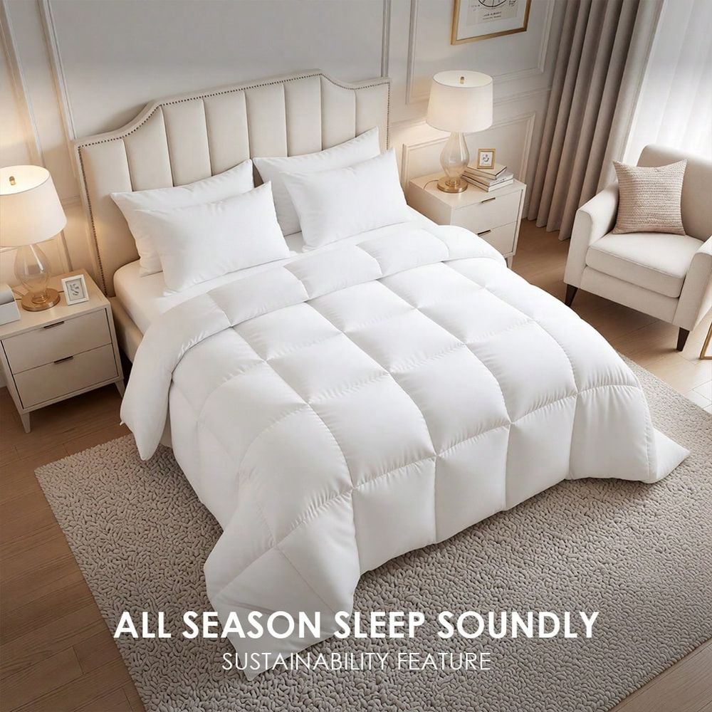 Dört Mevsim Parlak Beyaz Gingh - Duvet Insert White incelemesi ve fiyatı