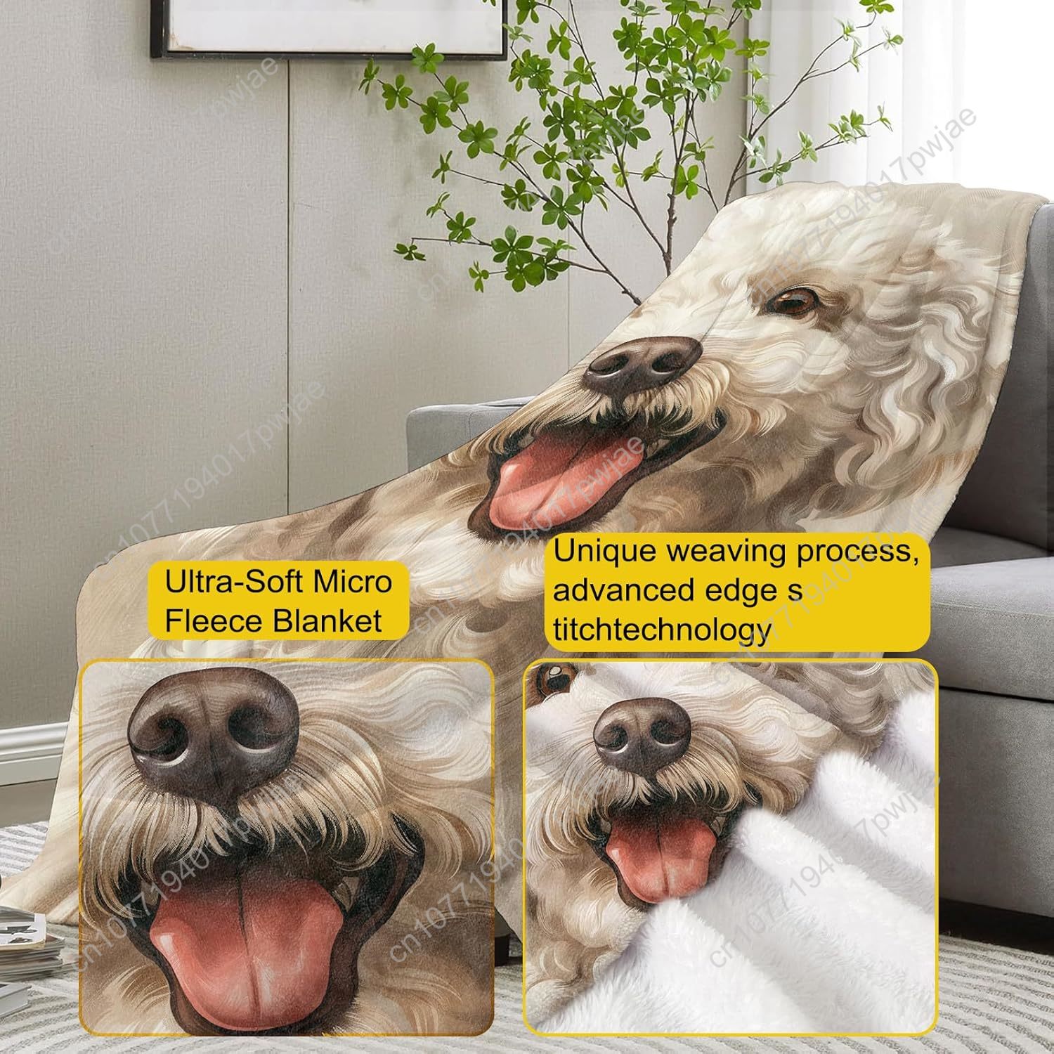 Neşeli Kaniş Portre Battaniyes - Home Textiles Blanket incelemesi ve fiyatı