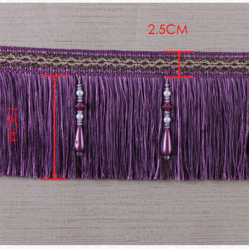 Lüks zarif boncuklu püskül ken - Home Textiles Luxury Curtains incelemesi ve fiyatı